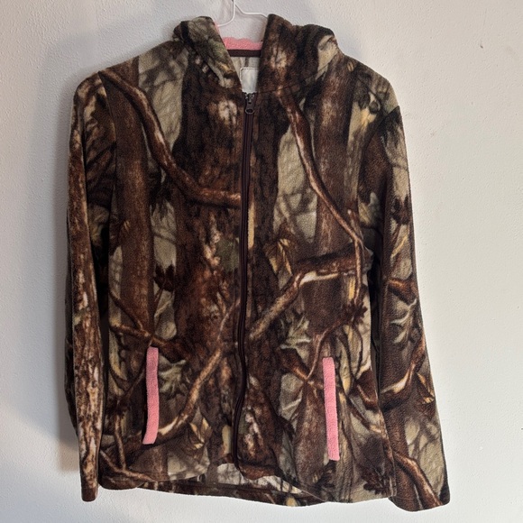 Tops - Camouflage Hooded Jacket
